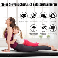 AirTrackPro - Aufblasbare Gymnastikmatte mit Elektropumpe (300 cm, Silber) | Aufblasbare Gymnastikmatte bei Athletic Horizon | Gymnastikmatten | Sport & Freizeit