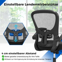 ErgoChair - Ergonomischer Bürostuhl mit Hochklappbaren Armlehnen & Verstellbarer Lendenstütze | bei Athletic Horizon | Bürostühle | Homeoffice & Arbeitsplatz