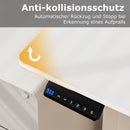 ErgoLift - Höhenverstellbarer Schreibtisch 120 X 60 Cm Elektrischer Stehschreibtisch Rustikales Weiß | Höhenverstellbarer Schreibtisch bei Athletic Horizon | Homeoffice & Arbeitsplatz | Möbel