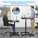 FlexiDesk - Höhenverstellbarer Laptop-Schreibtisch Mit Rädern