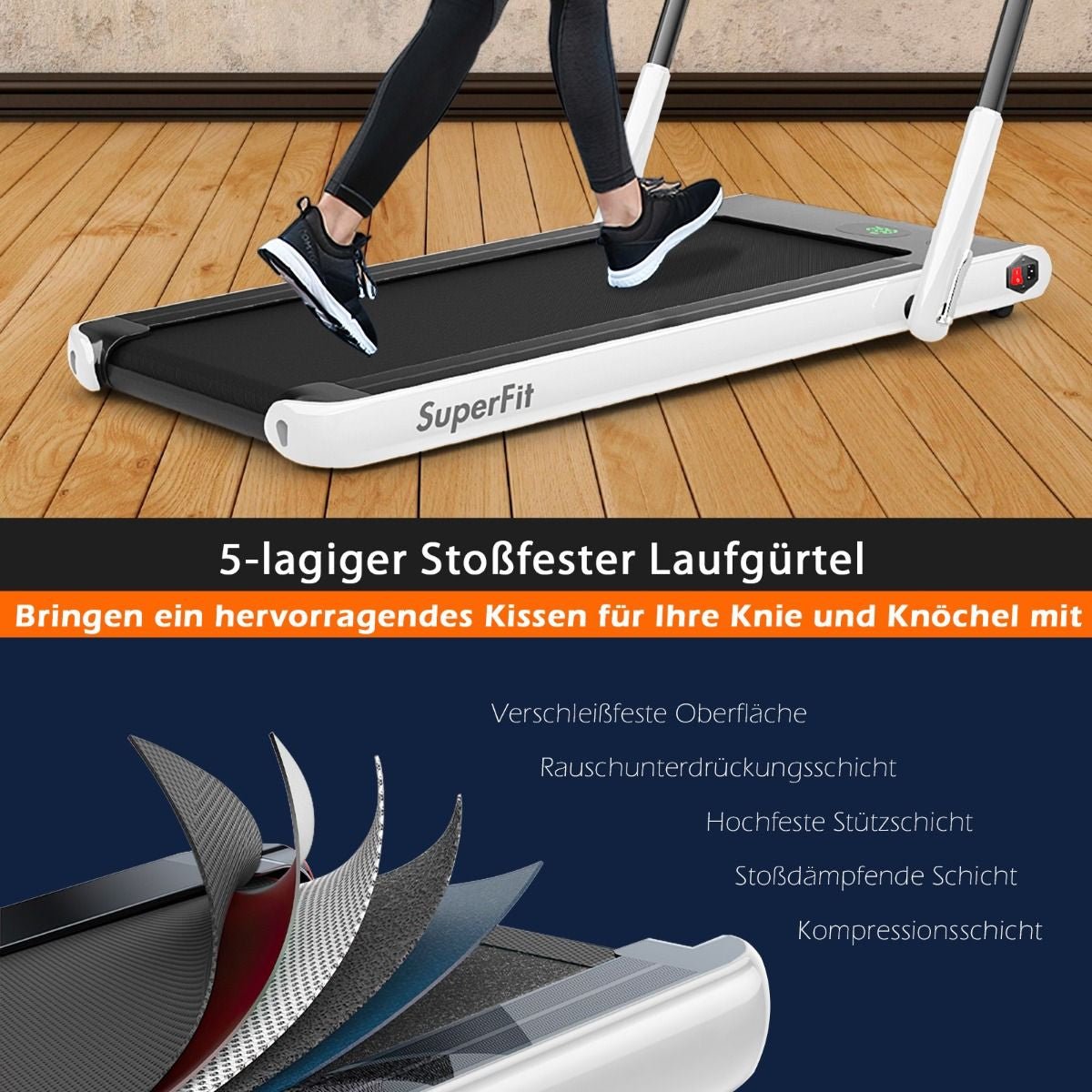 WalkPad Pro - 2 - in - 1 Faltbares Laufband mit APP - Steuerung und Fernbedienung | Laufband bei Athletic Horizon | Fitnessgeräte | Laufbänder