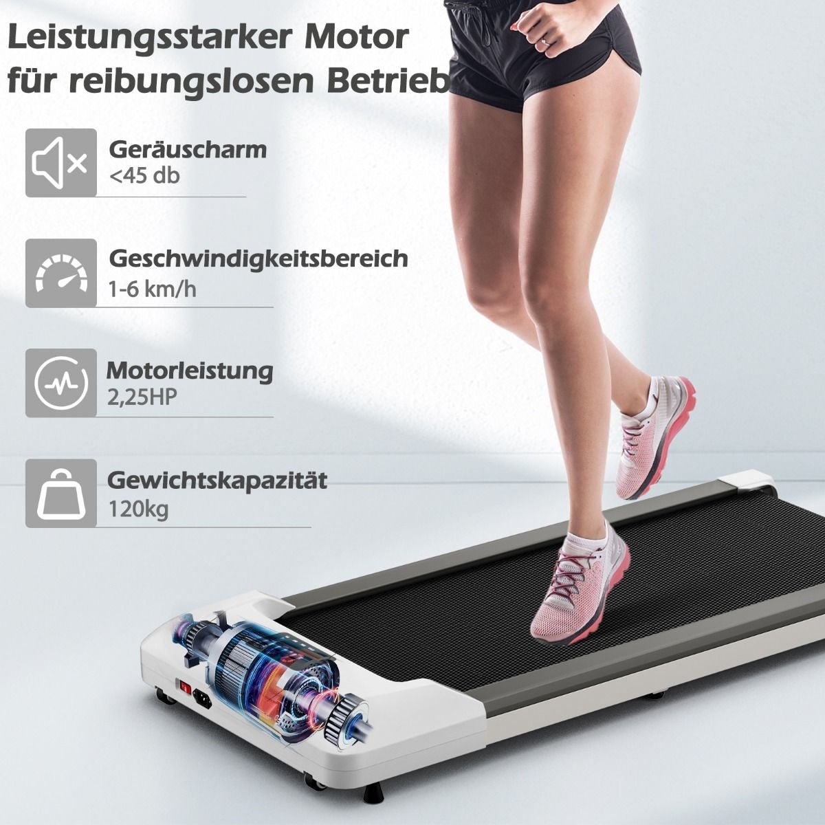 WalkPad Pro - 2 in 1 Laufband Unter Dem Schreibtisch mit LED - Anzeige | Laufband bei Athletic Horizon | Fitnessgeräte | Laufbänder