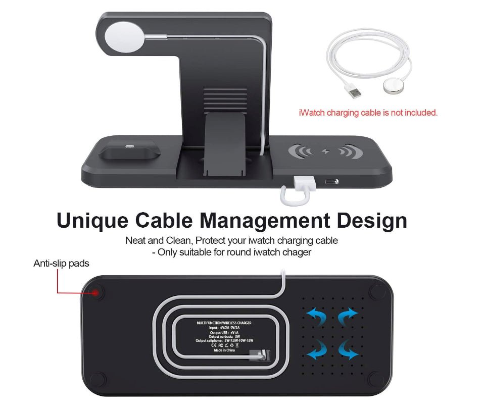 Wireless Charger 4 in 1 Induktive Ladestation | bei Athletic Horizon | Elektronik & Technik | Handy - Zubehör