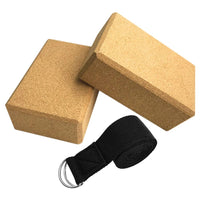 YogaPro - 3er Set Yoga - Blöcke aus Kork | Yoga - Blöcke bei Athletic Horizon | Yoga | Yoga Blocks